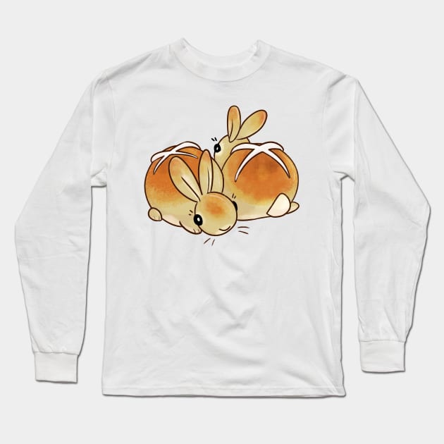 Hot Cross Buns Long Sleeve T-Shirt by Kylah0h